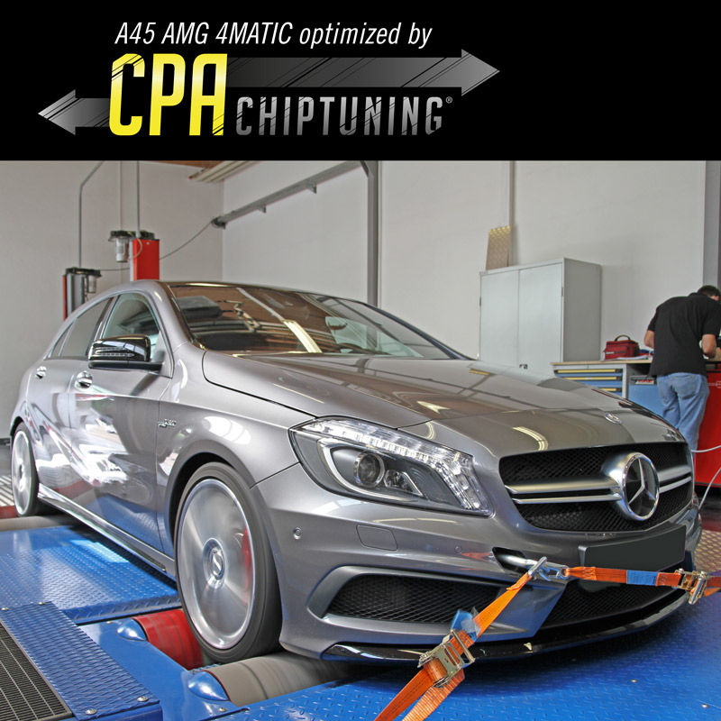 Notevole potenza extra nell'A45 AMG