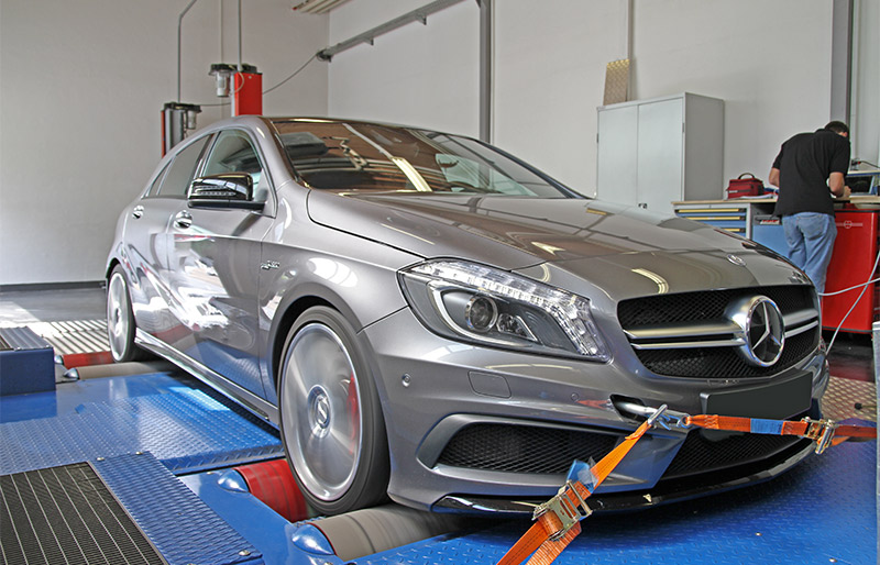 Notevole potenza extra nell'A45 AMG
