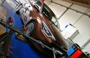 La Hyundai i20 sul banco di prova