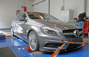 Notevole potenza extra nell'A45 AMG