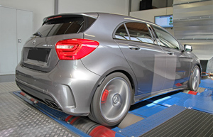 Notevole potenza extra nell'A45 AMG